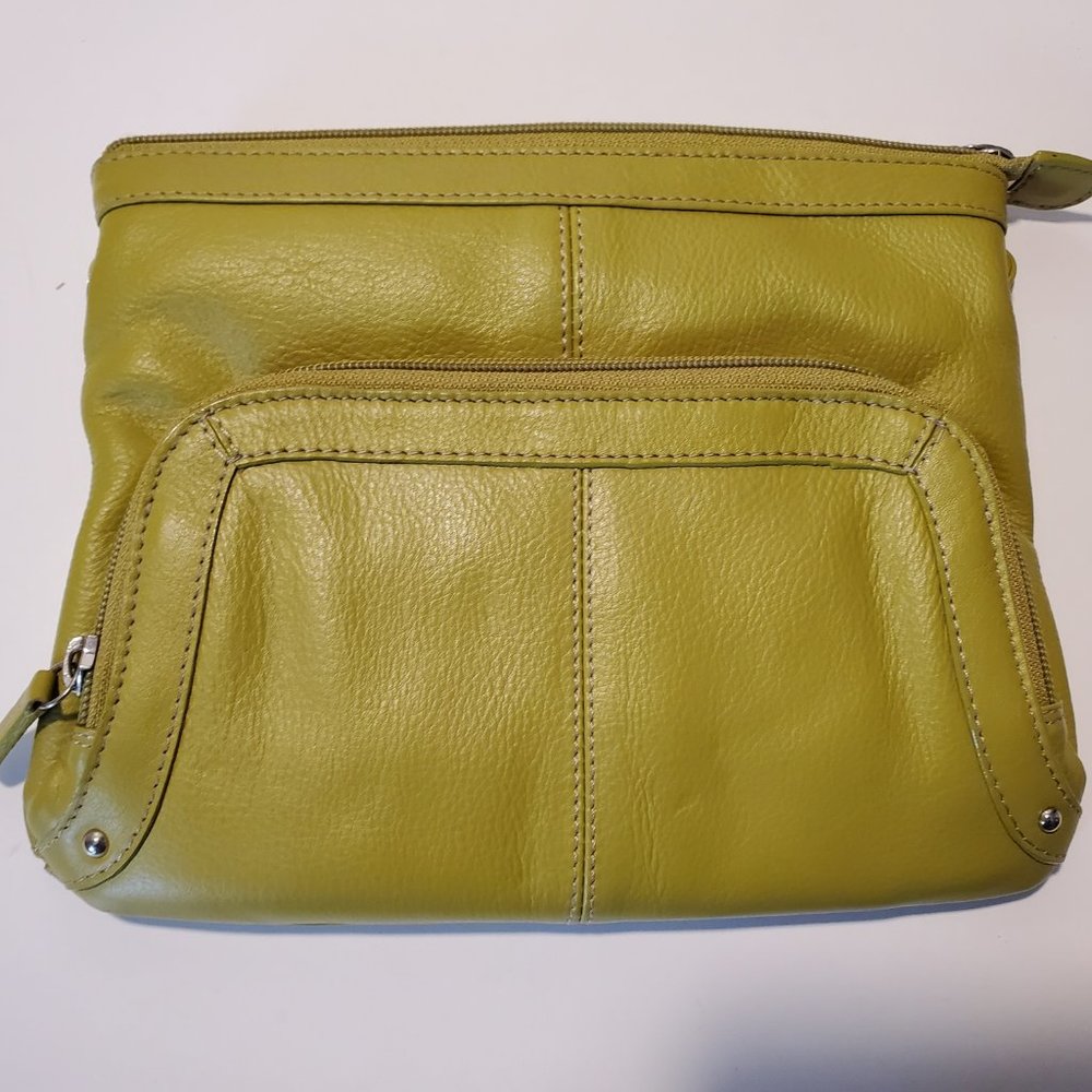 ILI Green Leather Purse - Picture 1 of 5
